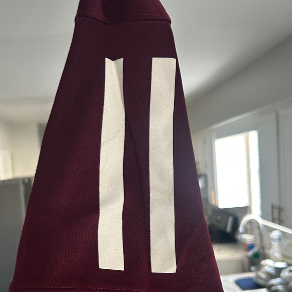 Adidas Maroon Texas A&M Tee with White Print - Picture 4 of 4
